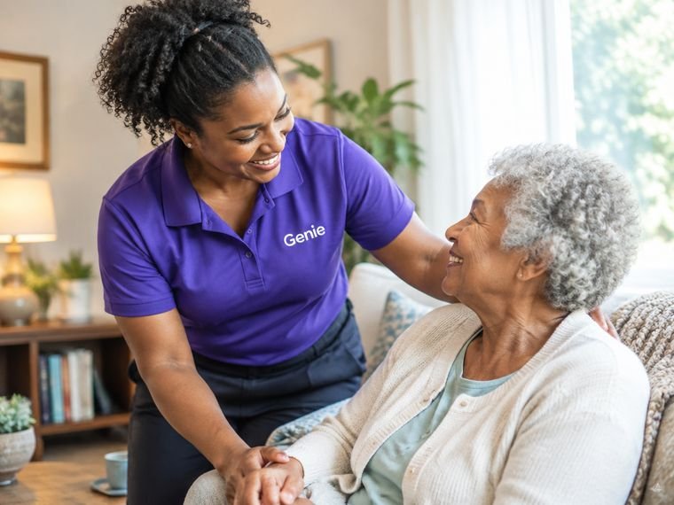 Child & senior care — a vetted Genie pro