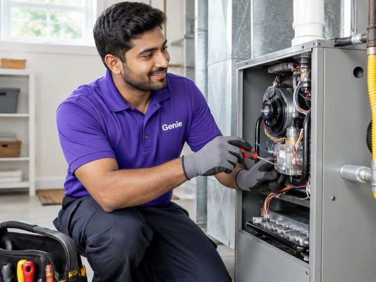 HVAC & appliances — a vetted Genie pro