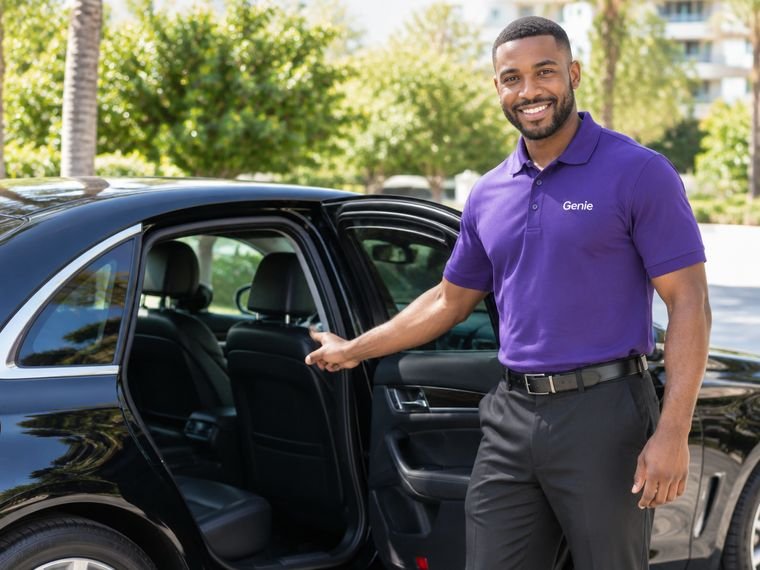 Chauffeur & airport — a vetted Genie pro